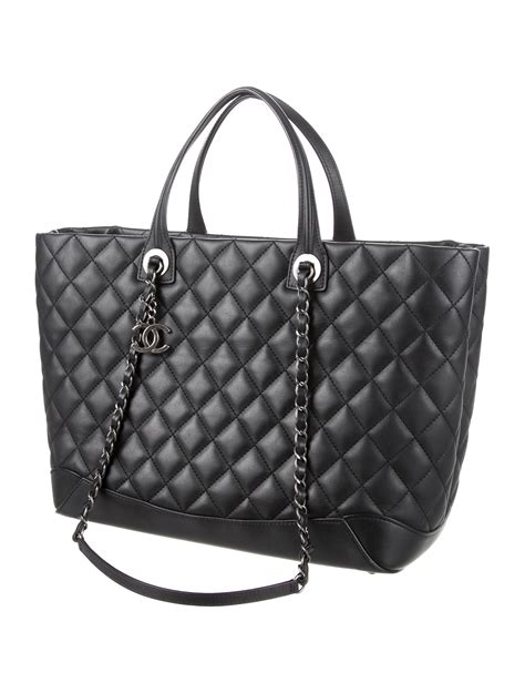 chanel quilted pink logo tote handbag|Chanel large shopping tote price.